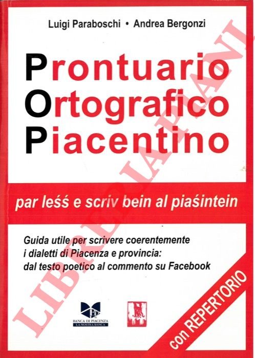 Prontuario ortografico piacentino.