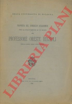 Proposta del Consiglio Accademico per la collocazione di un busto …
