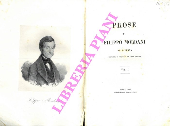 Prose di Filippo Mordani da Ravenna. (Vite di cinquanta Ravegnani …
