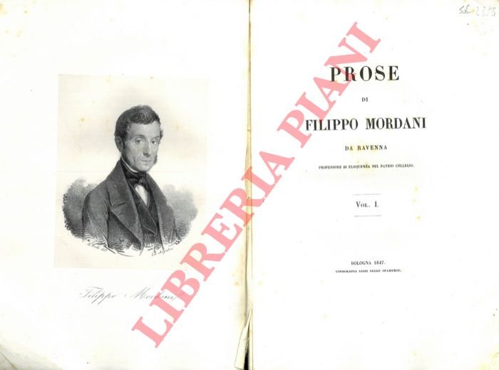 Prose di Filippo Mordani da Ravenna. (Vite di cinquanta Ravegnani …