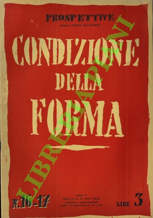 Prospettive. Condizione della forma.