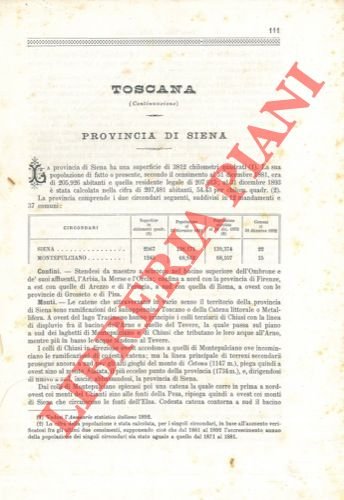 Provincia di Siena.