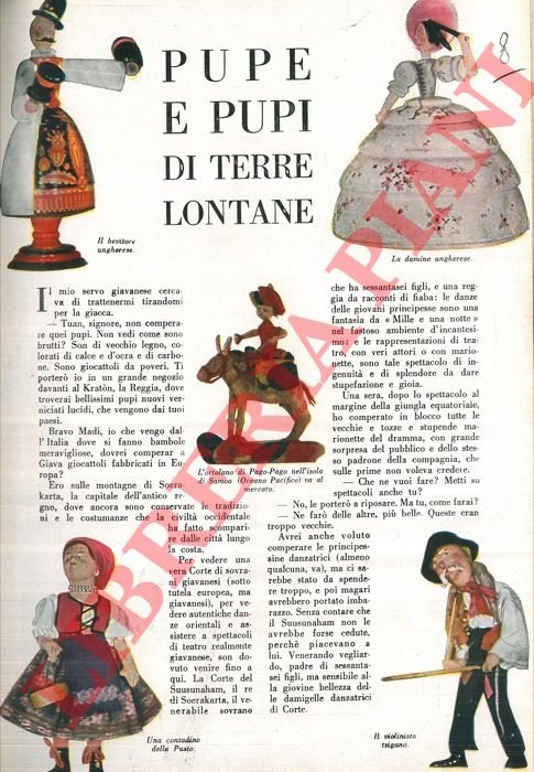 Pupe e pupi di terre lontane.