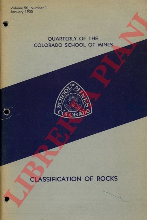 Quarterly of the Colorado School of Mines Volume 50, No. …