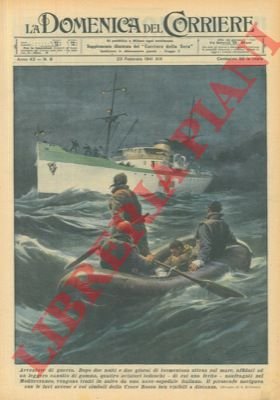 Quattro aviatori tedeschi vengono tratti in salvo da una nave …