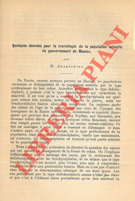 Quelques données pour la craniologie de la population actuelle du …