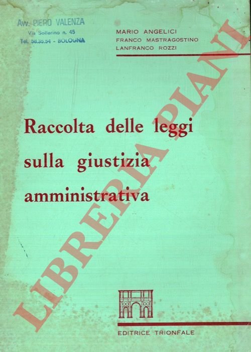 Raccolta delle leggi sulla giustizia amministrativa. | Immagine Gallery 3