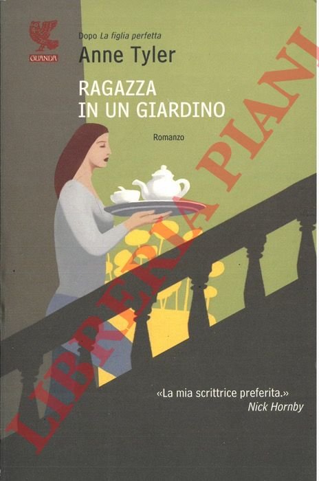 Ragazza in un giardino.