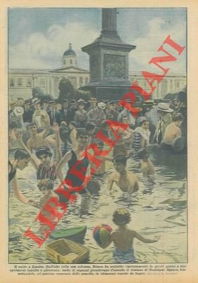 Ragazzi prendono d'assalto le fontane di Trafalgar Square, tramutandole in …