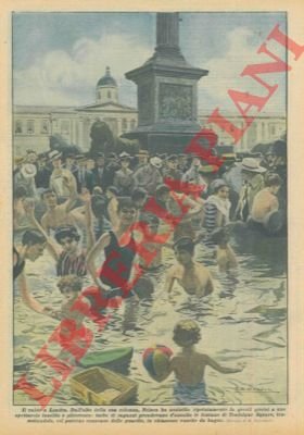 Ragazzi prendono d'assalto le fontane di Trafalgar Square, tramutandole in …