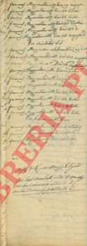 Registro manoscritto 1840/1860