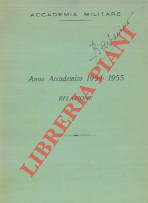 Relazione Anno Accademico 1954 -55.