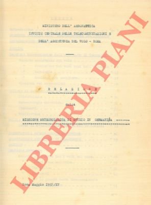 Relazione sulla missione meteorologica di studio in Germania.