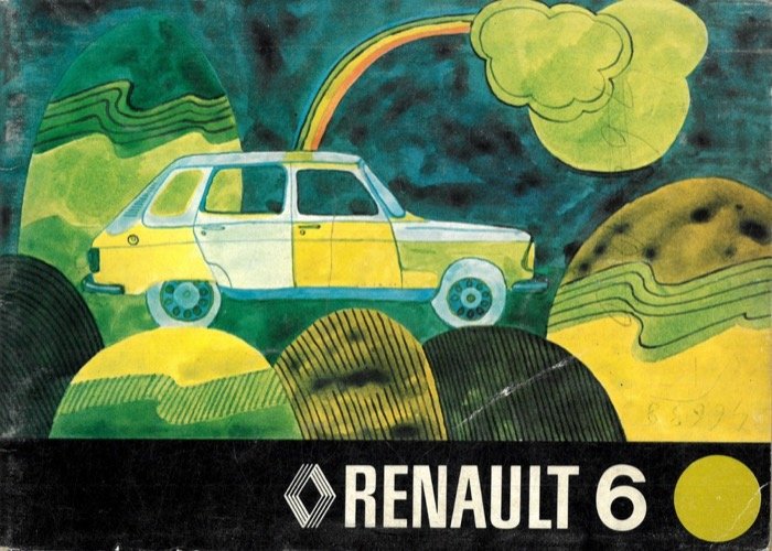 Renault 6. Uso e manutenzione R1180 - R1181.