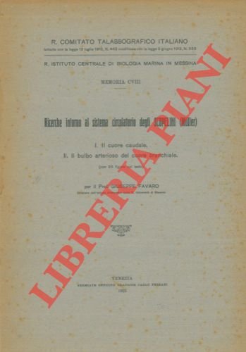 Ricerche intorno al sistema circolatorio degli Scopelini (Muller). I. Il …