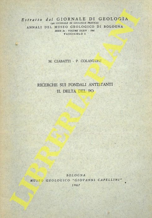 Ricerche sui fondali antistanti il Delta del Po.