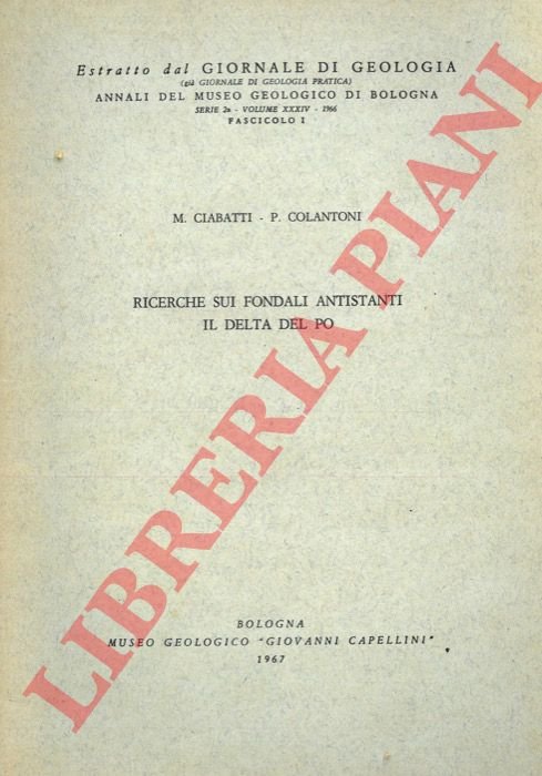 Ricerche sui fondali antistanti il Delta del Po.