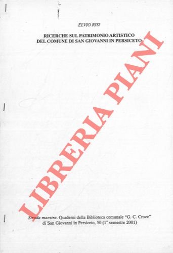 Ricerche sul patrimonio artistico del Comune di San Giovanni in …