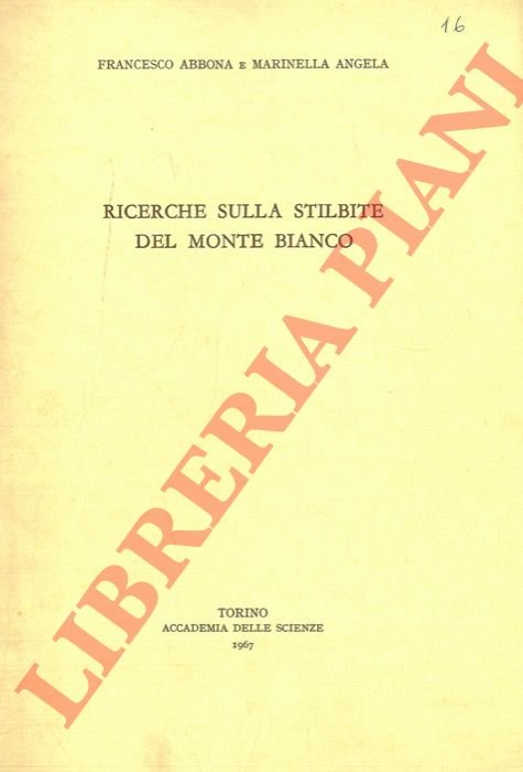 Ricerche sulla stilbite del Monte Bianco.