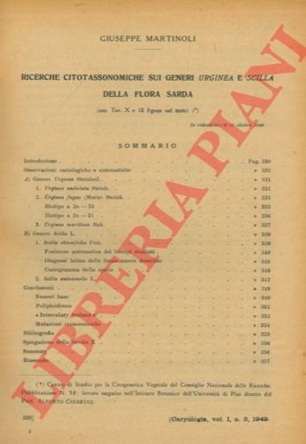Ricerche tassonomiche sui generi Urginea e Scilla della flora sarda.