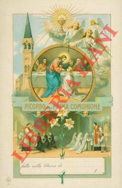 Ricordo della Prima Comunione fatta nella Chiesa di .