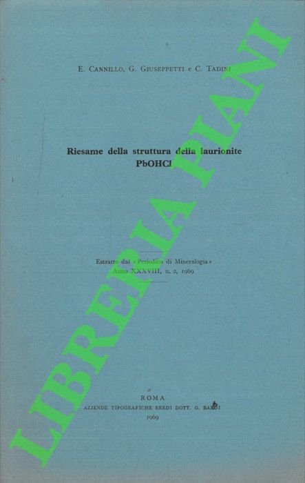 Riesame della struttura della laurionite PbOHCl.