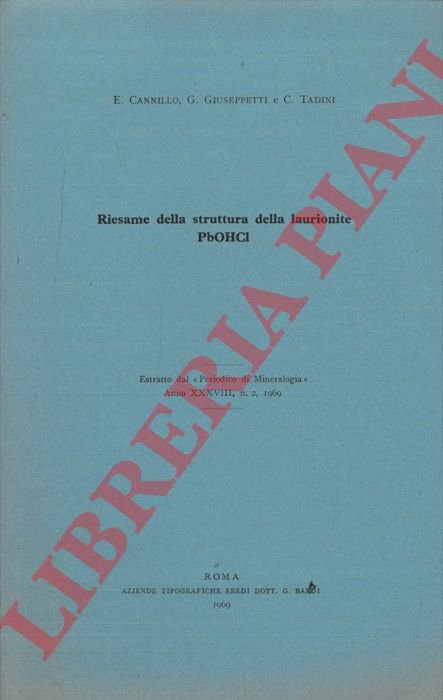 Riesame della struttura della laurionite PbOHCl.