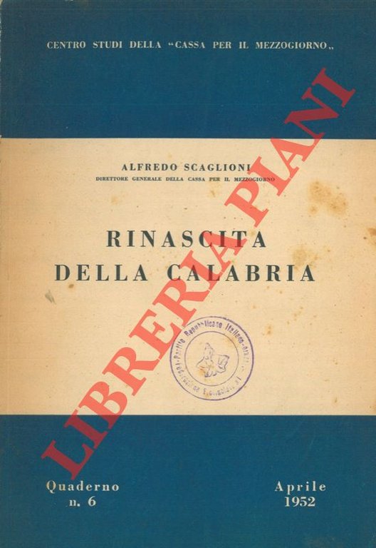 Rinascita della Calabria.