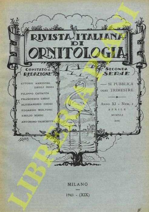 Rivista Italiana di Ornitologia. Seconda Serie. 1941