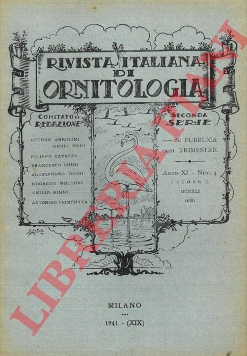 Rivista Italiana di Ornitologia. Seconda Serie. 1941