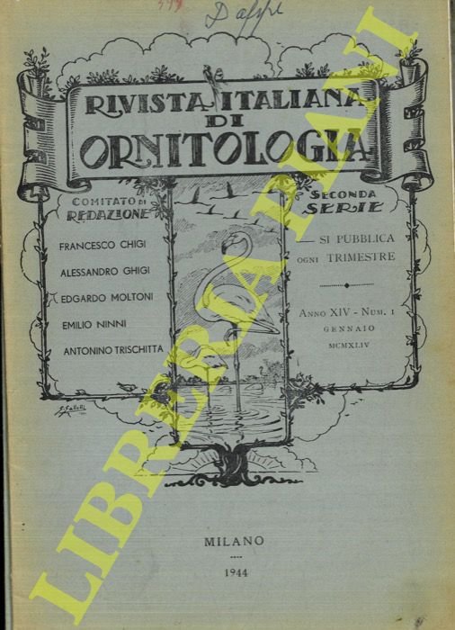 Rivista Italiana di Ornitologia. Seconda Serie. 1944