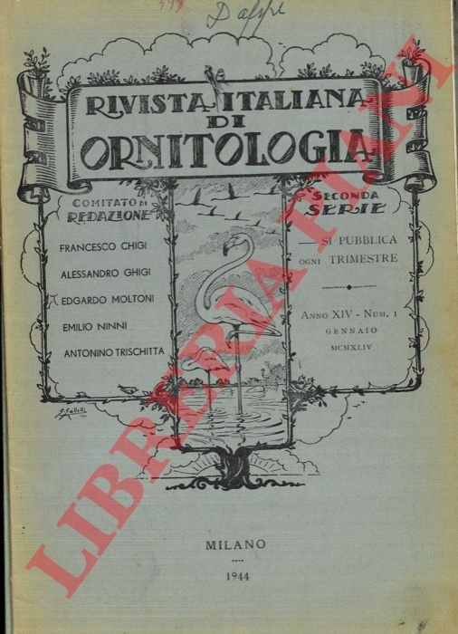 Rivista Italiana di Ornitologia. Seconda Serie. 1944