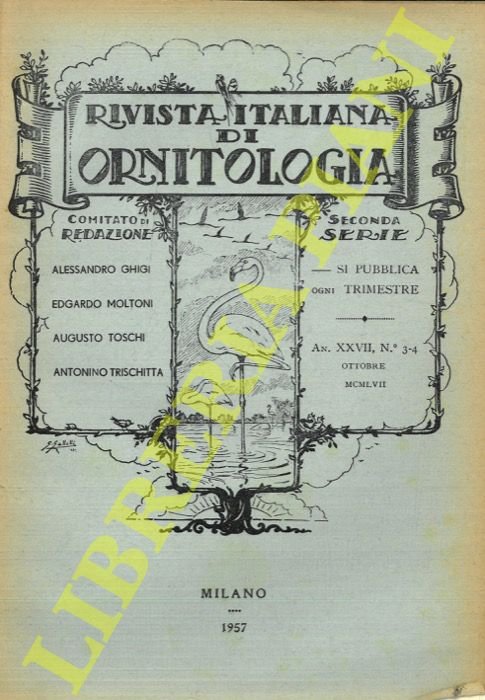 Rivista Italiana di Ornitologia. Seconda Serie. 1957