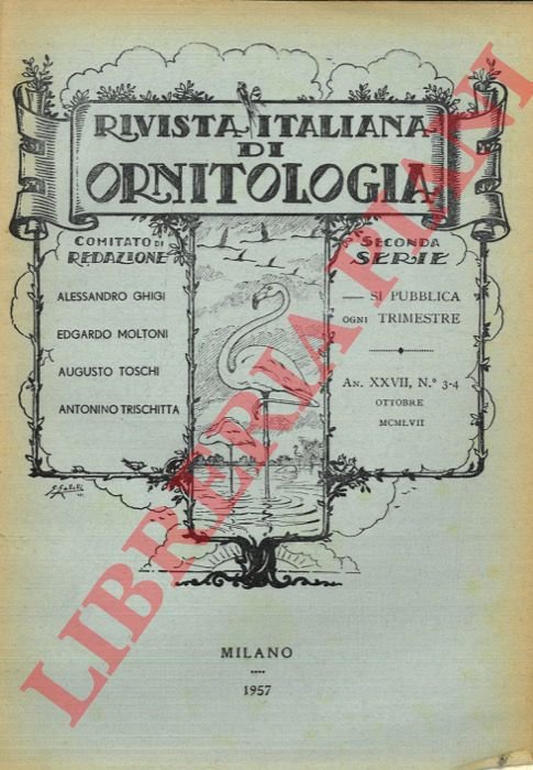 Rivista Italiana di Ornitologia. Seconda Serie. 1957