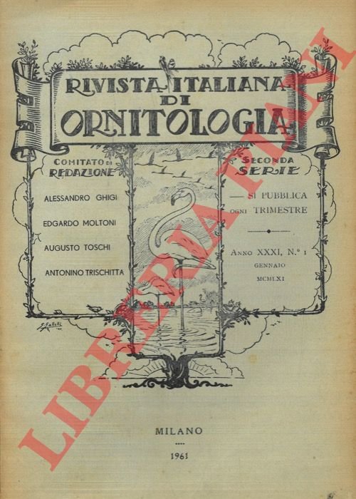 Rivista Italiana di Ornitologia. Seconda Serie. 1961