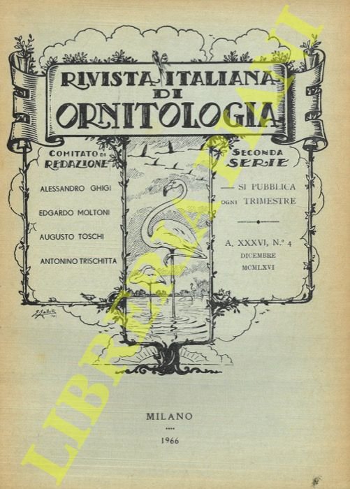 Rivista Italiana di Ornitologia. Seconda Serie. 1966