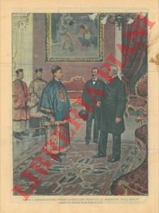 Roma: l'ambasciatore cinese Lo-Feng-Luh ricevuto dal ministero degli esteri.