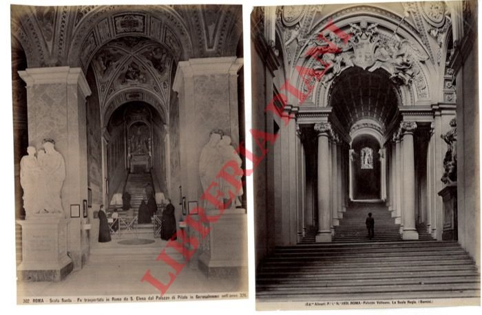 Roma. Palazzo Vaticano. Loggia, Scale, interni, Salone, Cappella Sistina .