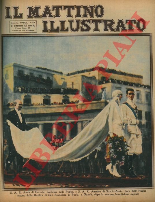 S.A.R. Anna di Francia, duchessa delle Puglie, e S.A.R. Amedeo …