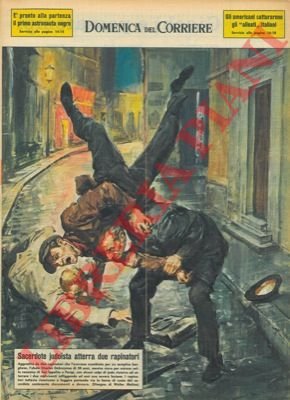 Sacerdote judoista atterra due rapinatori.