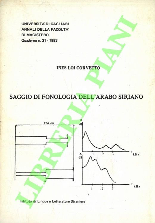 Saggio di fonologia dell'arabo siriano.