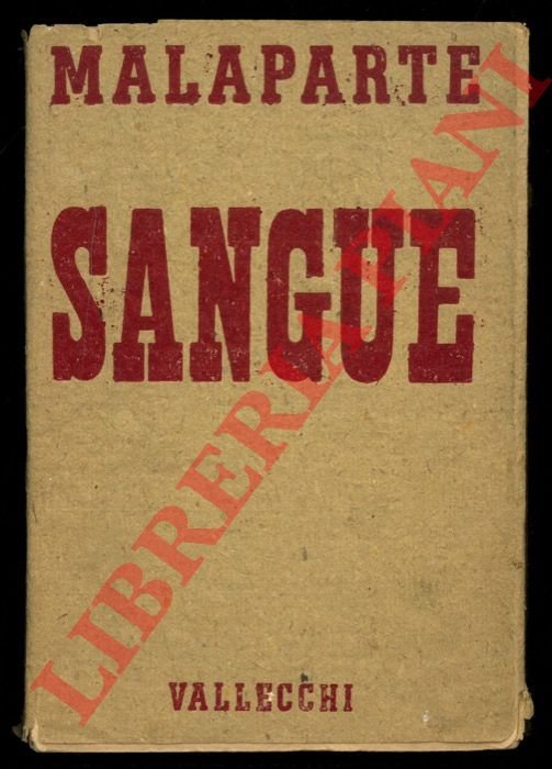 Sangue. Seconda edizione.