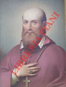 Santo con tonaca viola.