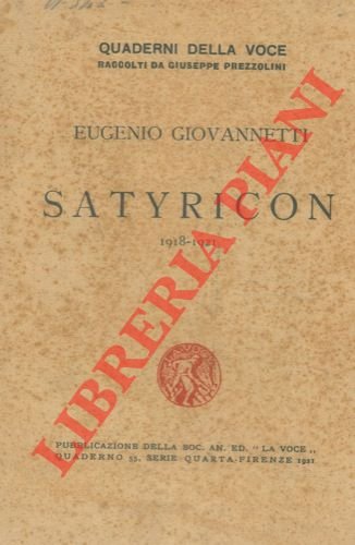 Satyricon. 1918-1921.