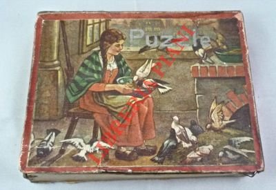 Scatola puzzle (bambina e piccioni, Biancaneve e i sette nani, …