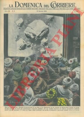 Scena di una valanga di massi terrorizza il pubblico, durante …