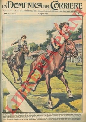 Scherzosa gara al galoppo tra la Regina Elisabetta d'Inghilterra, la …