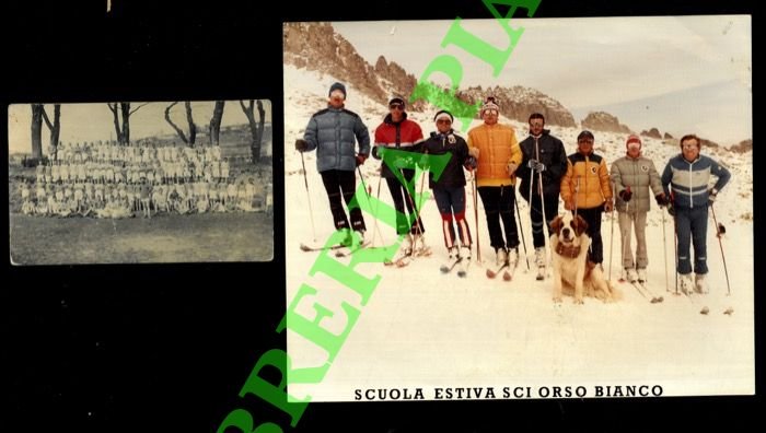 Sciatori "Scuola estiva Sci Orso Bianco"