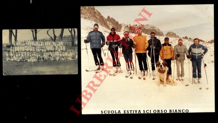 Sciatori "Scuola estiva Sci Orso Bianco"