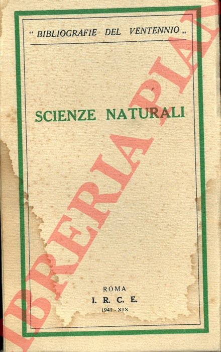 Scienze naturali.